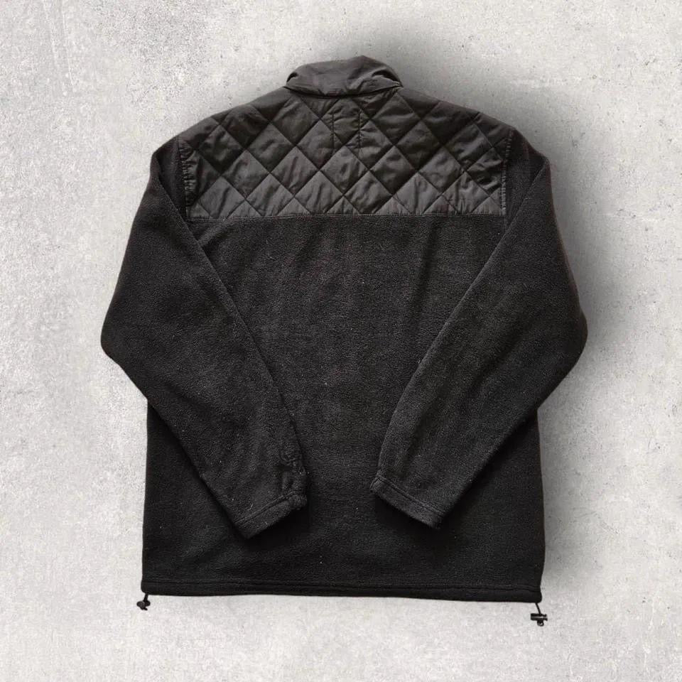 Chaps black fleece jacket large, men’s L