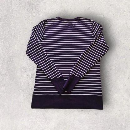 Nike Purple Stripes Sweatshirt - L