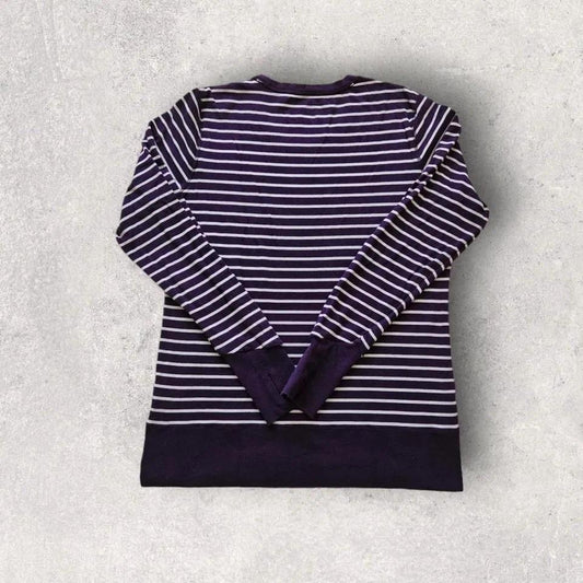 Nike Purple Stripes Sweatshirt - L