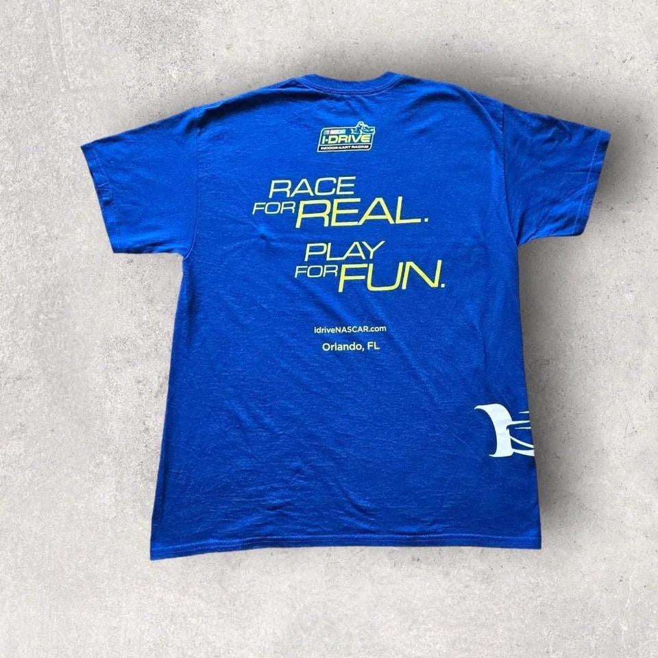 Gildan Nascar Graphic Tee Large חולצת נאסקר וינטאג מידה L – Chest 54cm Length 73cm