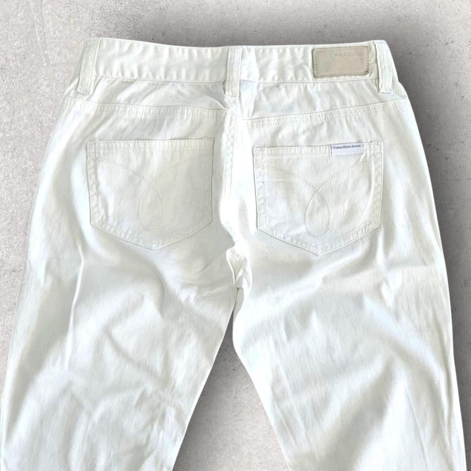 Calvin Klein White Pants מידה 24x32