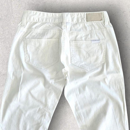 Calvin Klein White Pants מידה 24x32