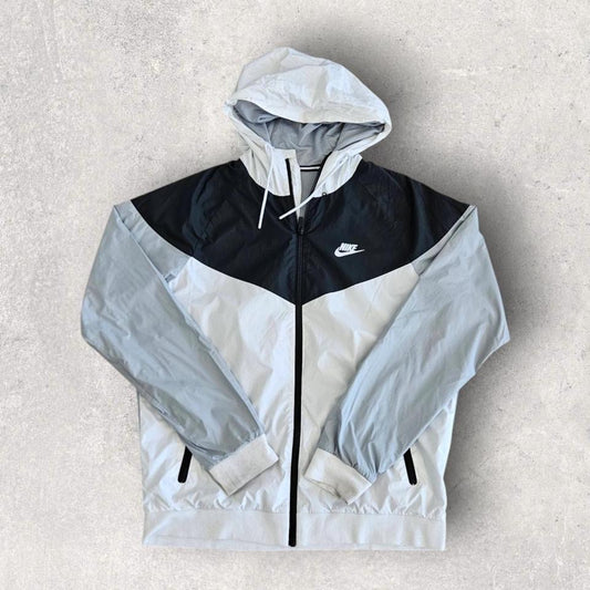 Nike White Windbreakers - Medium מעיל רוח לבן מידה M