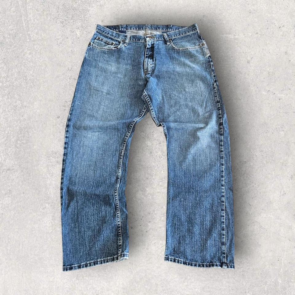 Wrangler Navy Jeans - 36x30 ג'ינס כחול נייבי מידה W36 L30