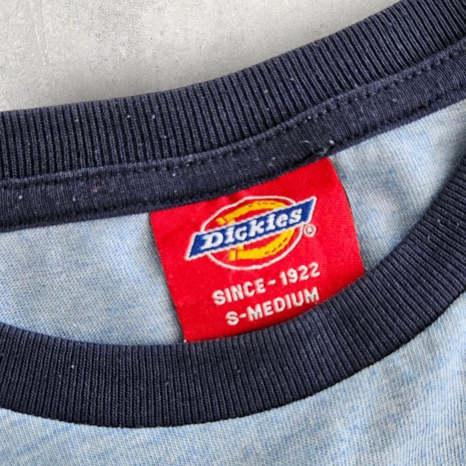 Dickies Blue/Navy Long Sleeve Tee - Small, חולצת שרוול ארוך כחולה/נייבי לגבר מידה S