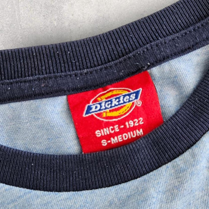 Dickies Blue/Navy Long Sleeve Tee - Small, חולצת שרוול ארוך כחולה/נייבי לגבר מידה S