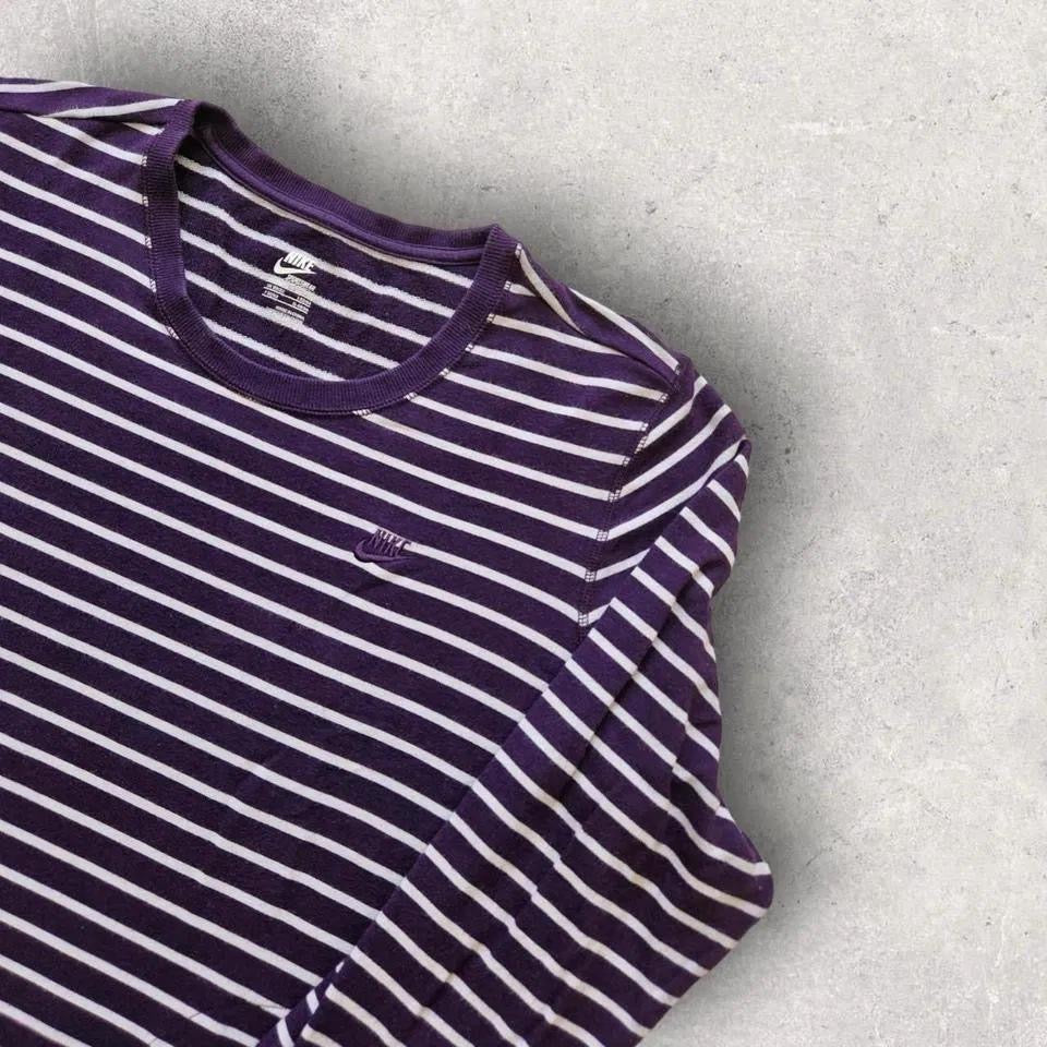 Nike Purple Stripes Sweatshirt - L