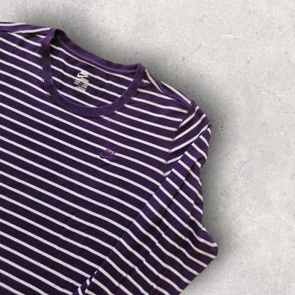 Nike Purple Stripes Sweatshirt - L