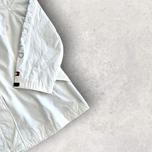 Tommy Hilfiger white ski jacket size XL, small stain on shoulder