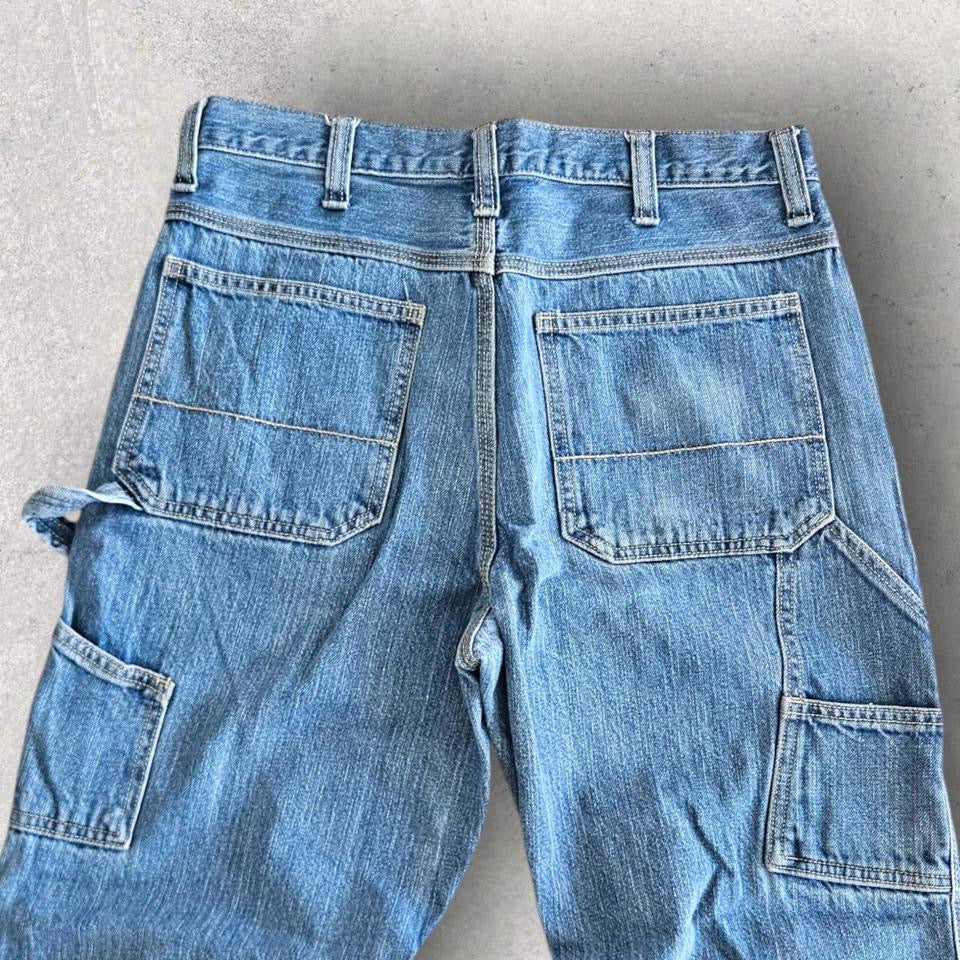 George carpenters blue jeans vintage workwear streetwear 30x30        