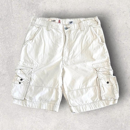 Levi's white cargo shorts W36 vintage streetwear