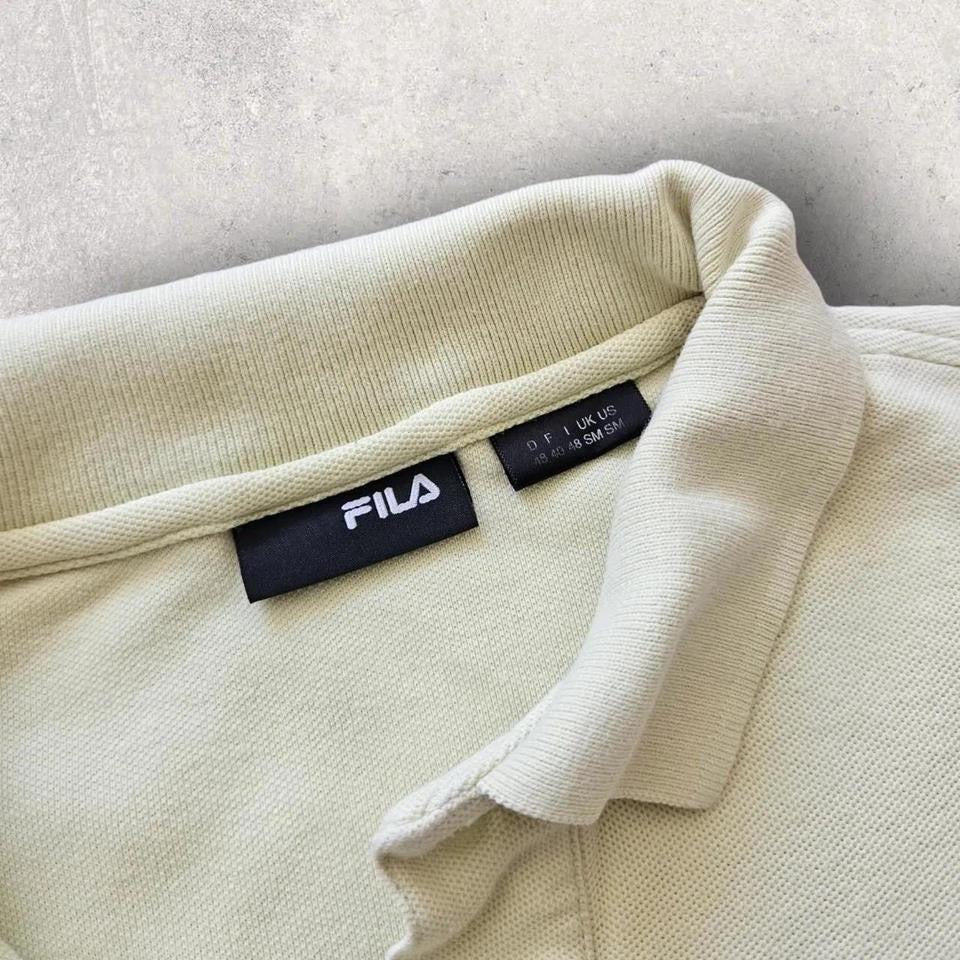 Fila Yellow Polo Shirt Small בגדי יד שנייה סטריטוור