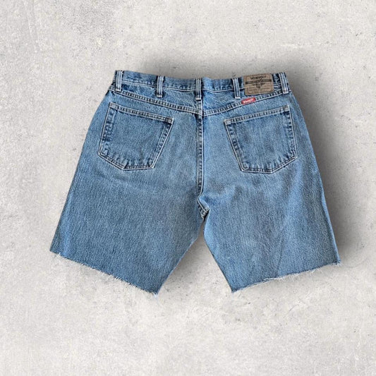 Wrangler Navy Short Jeans – W36 