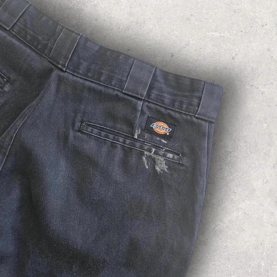Dickies 874 Black Shorts W32 Workwear Style