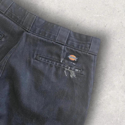 Dickies 874 Black Shorts W32 Workwear Style