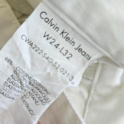 Calvin Klein White Pants מידה 24x32