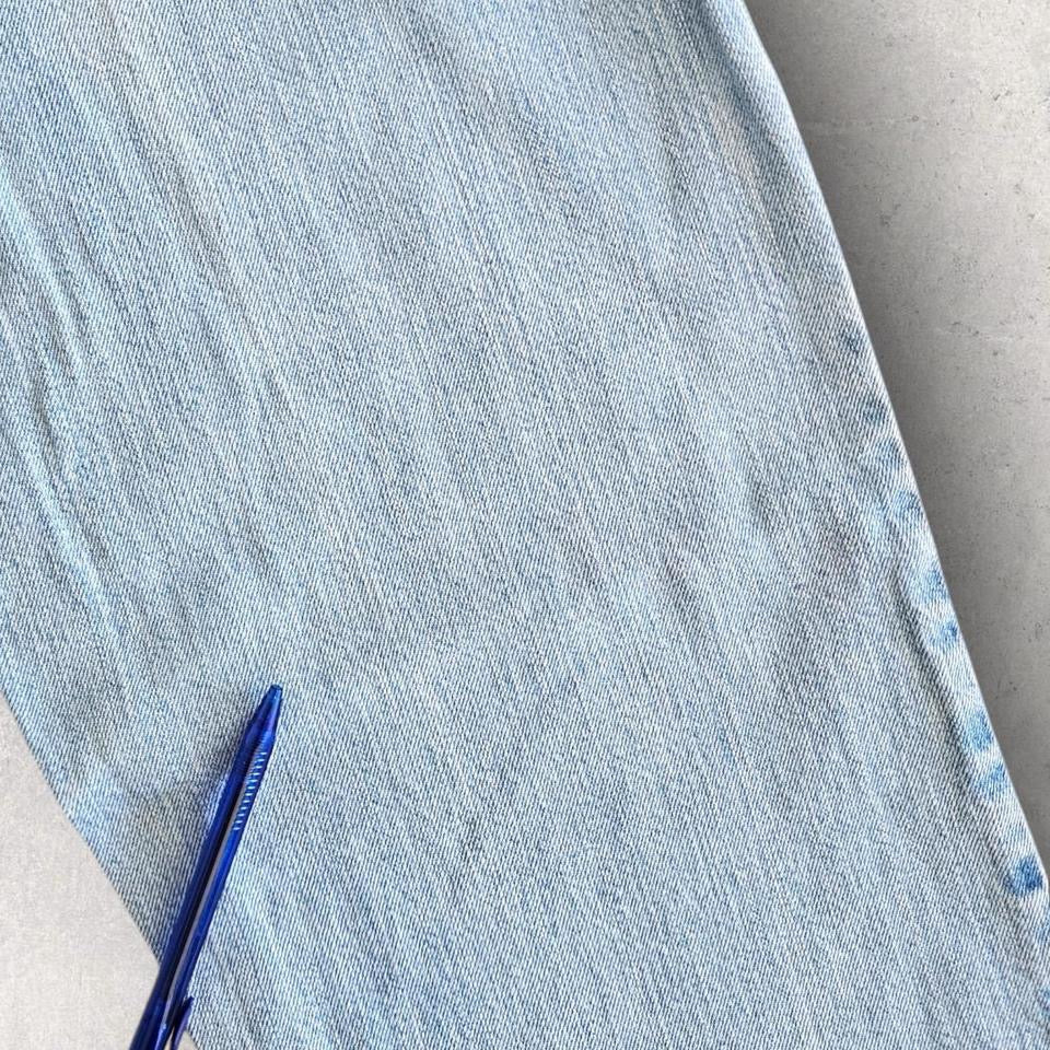 Carhartt Woman's Blue Jeans, Waist 86cm, Length 107cm, women’s blue jeans with small stains