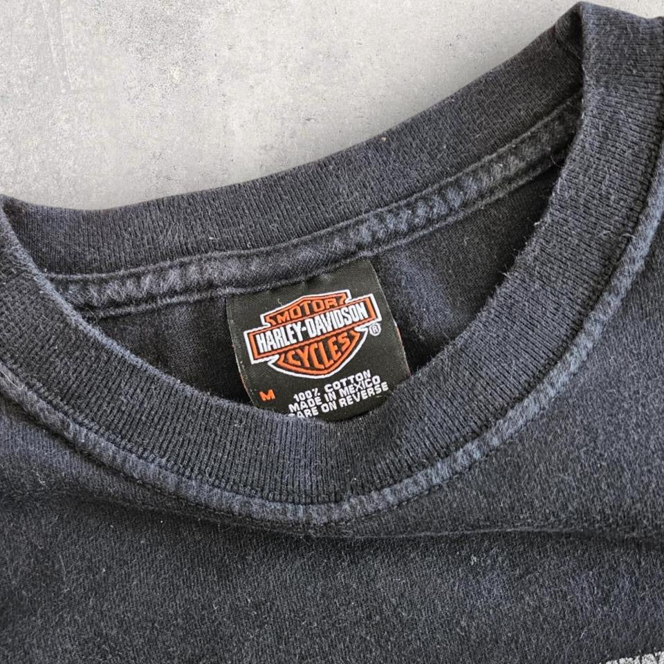 Harley Davidson 2004 Tee - Small חולצת טי הארלי דיווידסון משנת 2004, מידה S, מצב 9/10, דהייה קלה, ללא פגמים