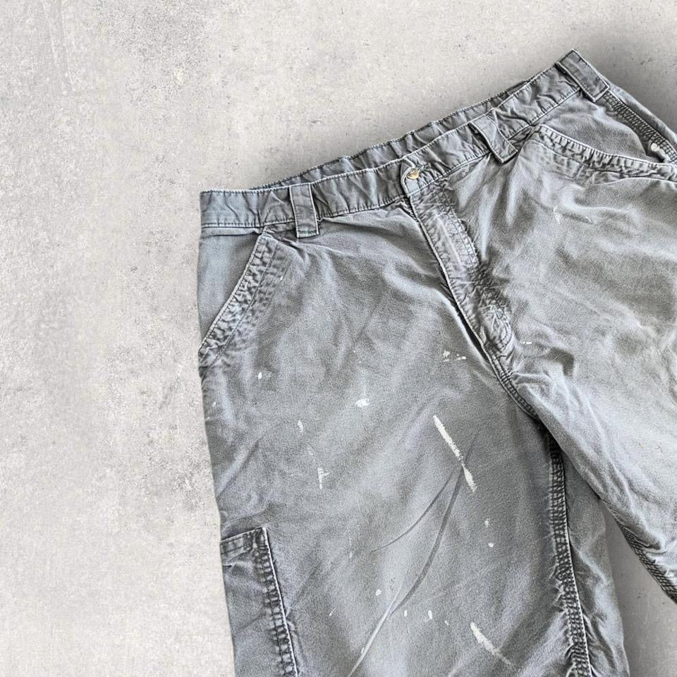 Carhartt grey carpenters shorts W38 vintage workwear streetwear