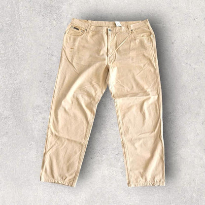 Calvin Klein Cream Jeans - 42