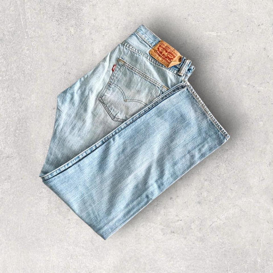 Levi's 501 Blue Jeans - Washed במידות W32 L30 במצב 8.5/10