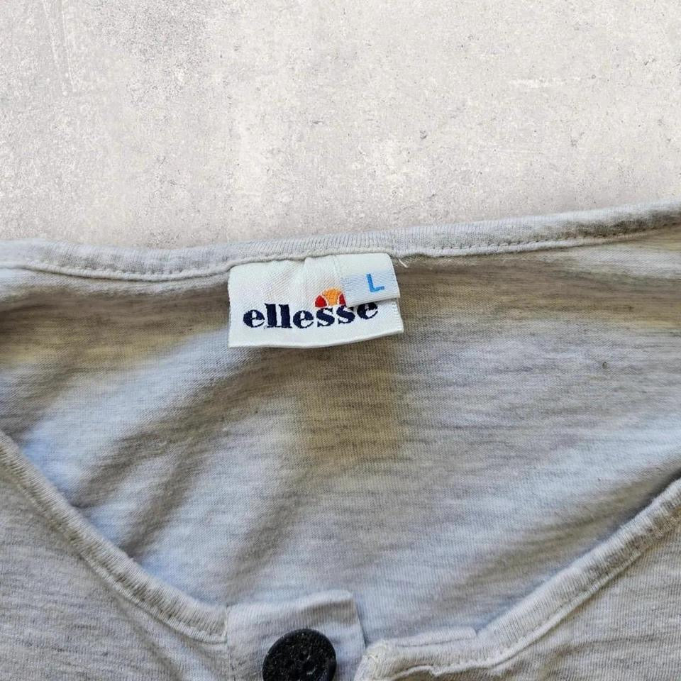 Vintage Ellesse Buttons Tee - XXL, מידת XXL