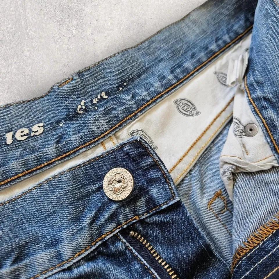 Vintage Dickies Short Jeans, Waist 89cm, Length 56cm, 8.5/10 Condition.