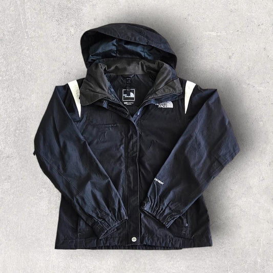 The North Face women’s black jacket size S with light sunfade, 9/10 condition