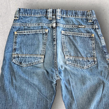 Wrangler Navy Workwear Jeans במצב 8.5/10, מותן 72 ס"מ, אורך 101 ס"מ.