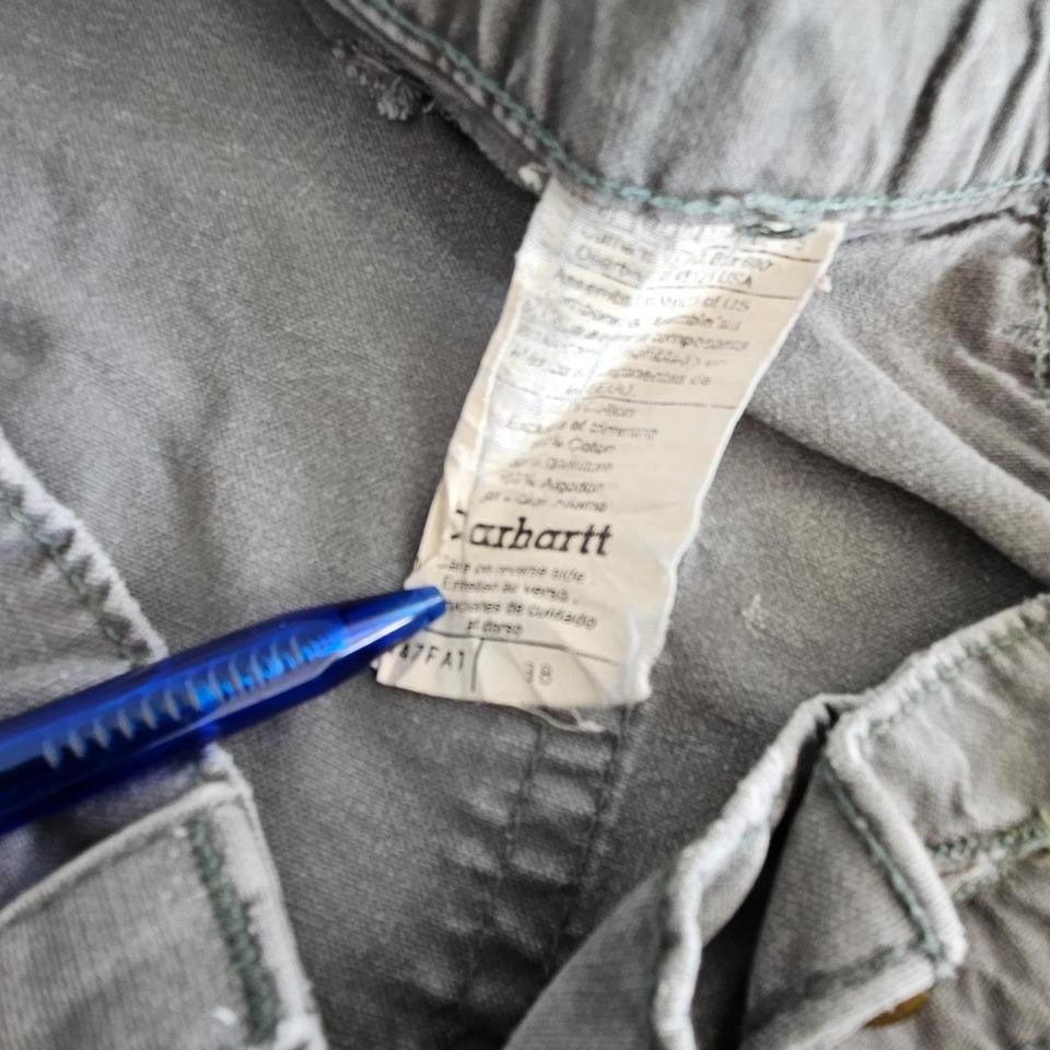 Carhartt grey carpenters shorts W38 vintage workwear streetwear