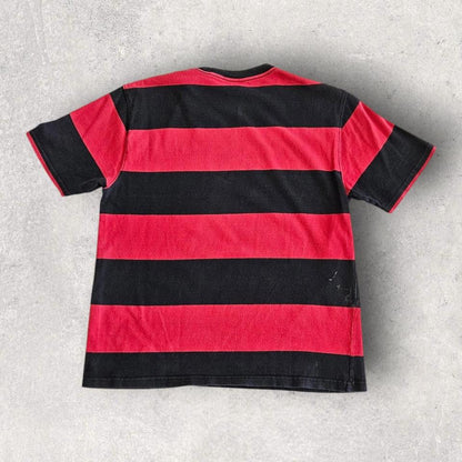 Y2K Dickies Red/Black T-shirt - Large, חולצת דיקיס משנות ה־2000 בצבע אדום/שחור מידה L