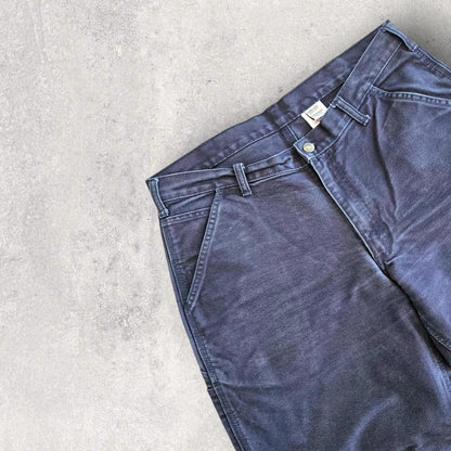 Dakota navy thick carpenters jeans vintage workwear streetwear 36x32         
