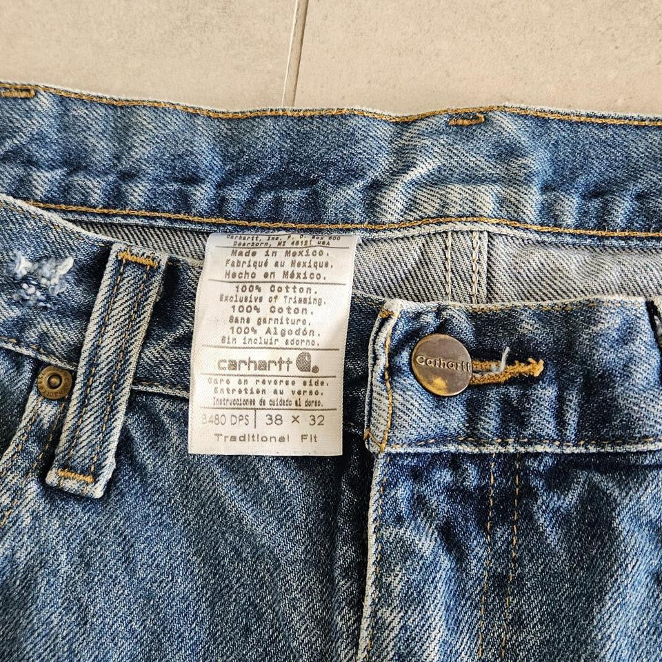 Carhartt Navy Short Jeans W38,