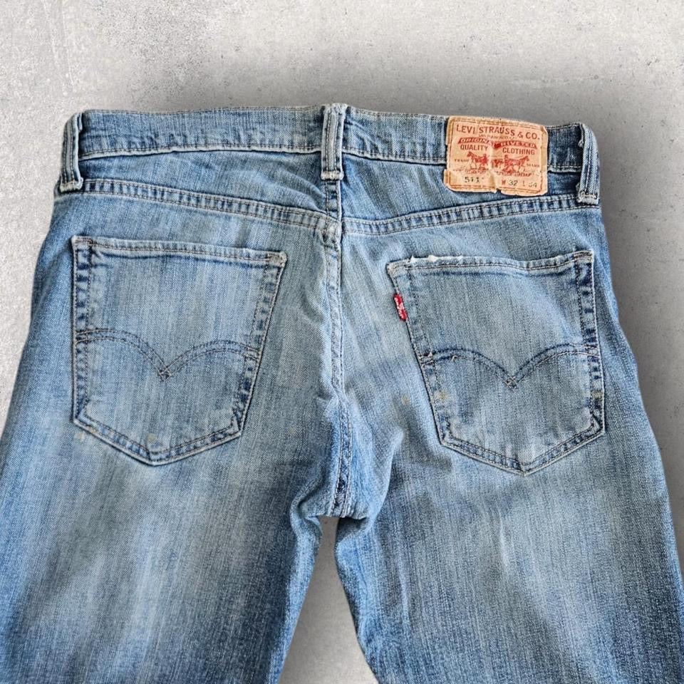 Levi’s 511 Jeans - 32x34 ג'ינס ליוויס כחול מידה W32 L34