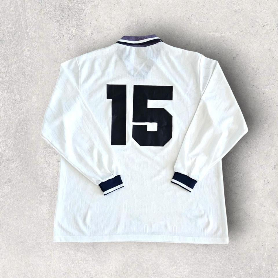 Y2K Umbro Sports Polo Long Sleeve - XL חולצת פולו ארוכת שרוול של אומברו מידה XL לגבר,