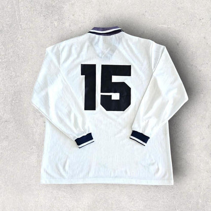 Y2K Umbro Sports Polo Long Sleeve - XL חולצת פולו ארוכת שרוול של אומברו מידה XL לגבר,