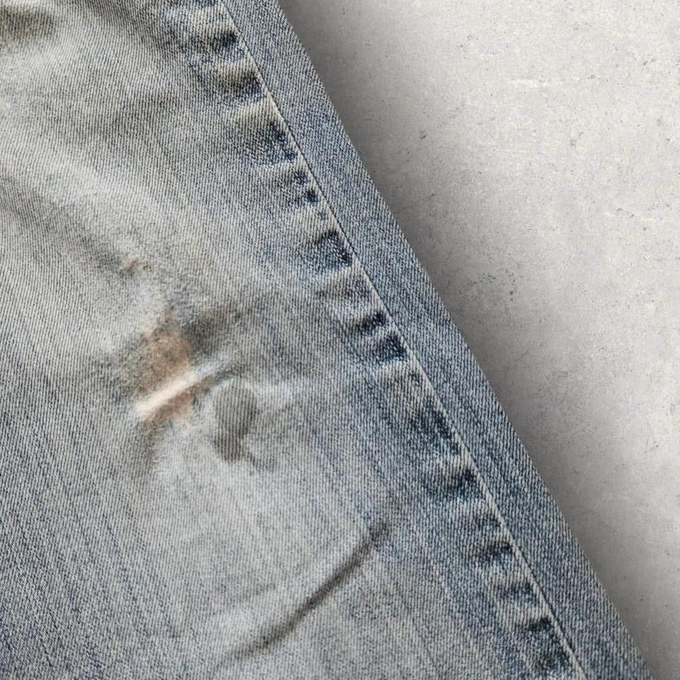 Carhartt Blue Jeans 36x32 vintage denim with relaxed fit and distressed look
