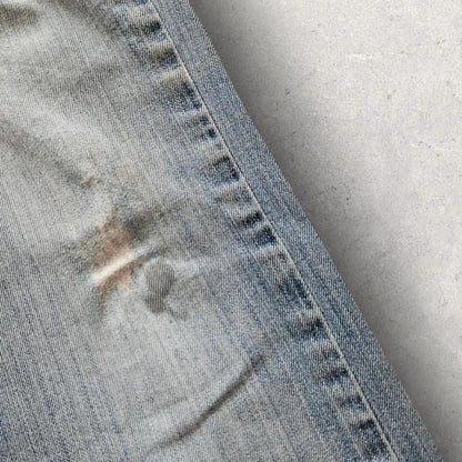 Carhartt Blue Jeans 36x32 vintage denim with relaxed fit and distressed look