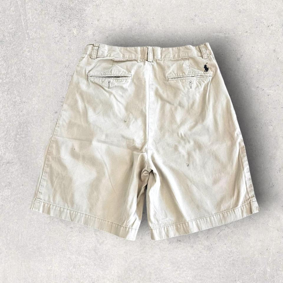 Polo Ralph Lauren Cream Shorts בצבע קרם