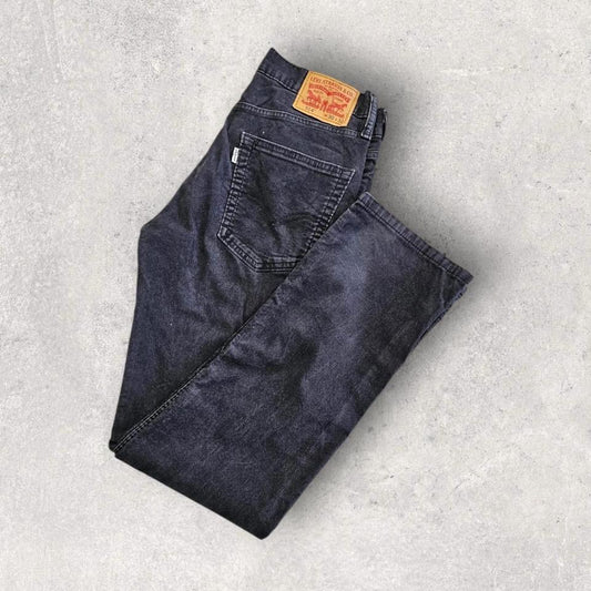 Levi’s 514 Navy Corduroy pants – 30x32 עם כתם קטן מקדימה