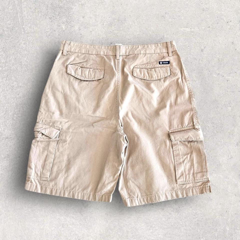 Chaps Ralph Lauren cream cargo shorts W34 vintage streetwear          