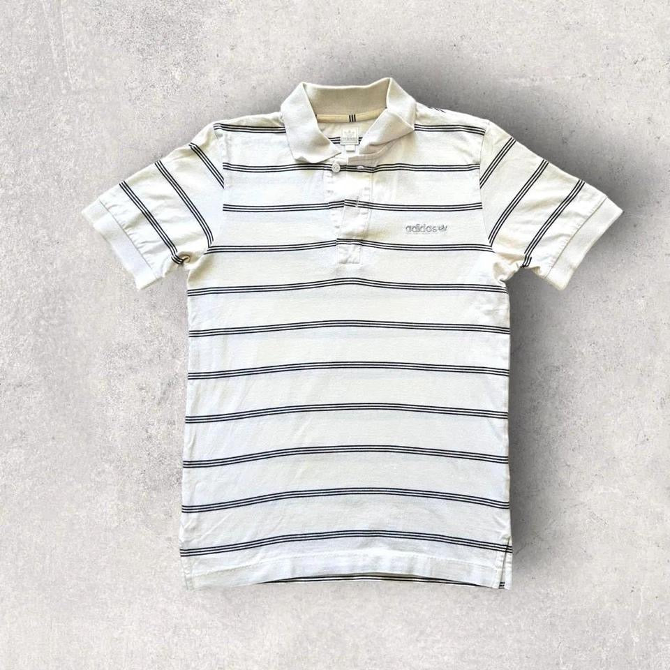 Y2K Adidas Polo Tee - XS, חולצת פולו Y2K אדידס