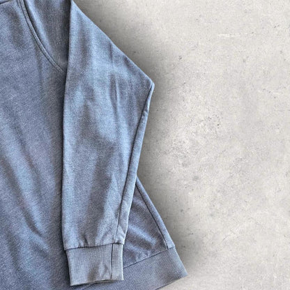 Fred Perry Blue Hoodie, large size,
