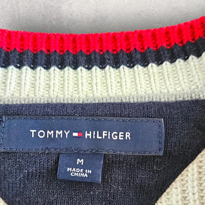 Tommy Hilfiger White Knitted Sweater S 