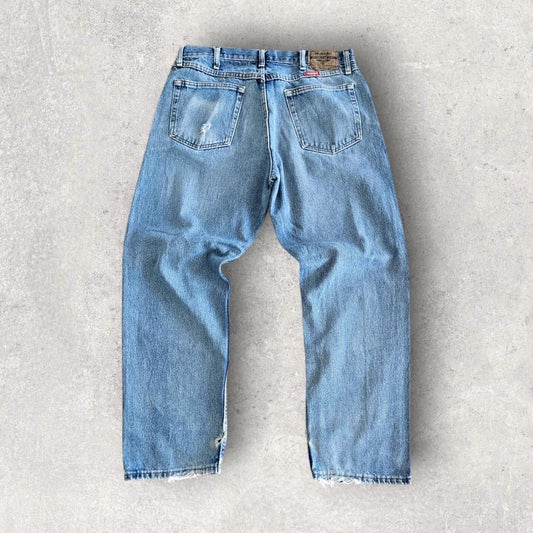 Wrangler Blue Baggy Jeans - 34x30
