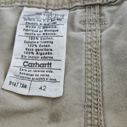 Carhartt Cream Carpenter Shorts - W42