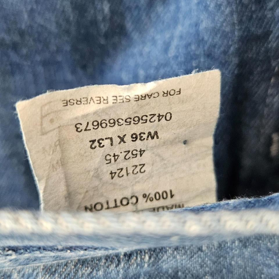 Carpenters blue jeans vintage workwear streetwear 36x30        