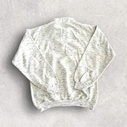 O’Neill White 1/4 Zip Sweatshirt - S