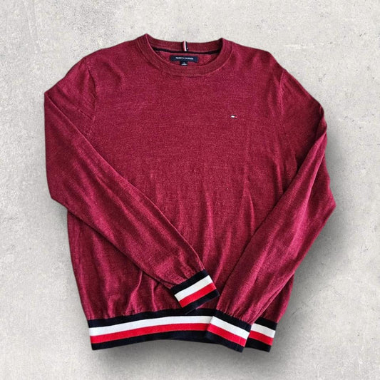 Tommy Hilfiger Red Sweater - M, סוודר אדום במידה M