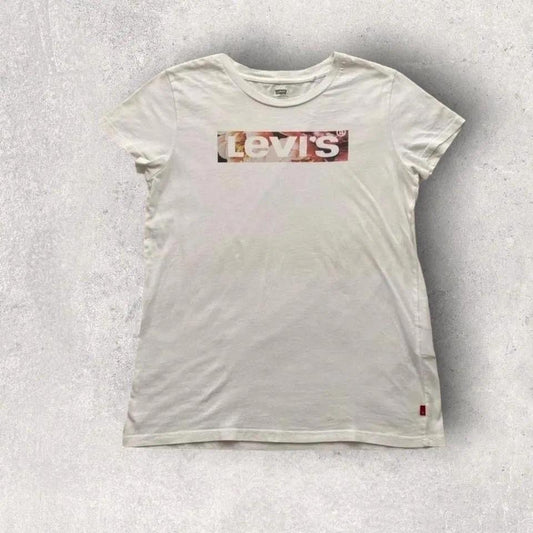 Levi’s white logo T-shirt - Small